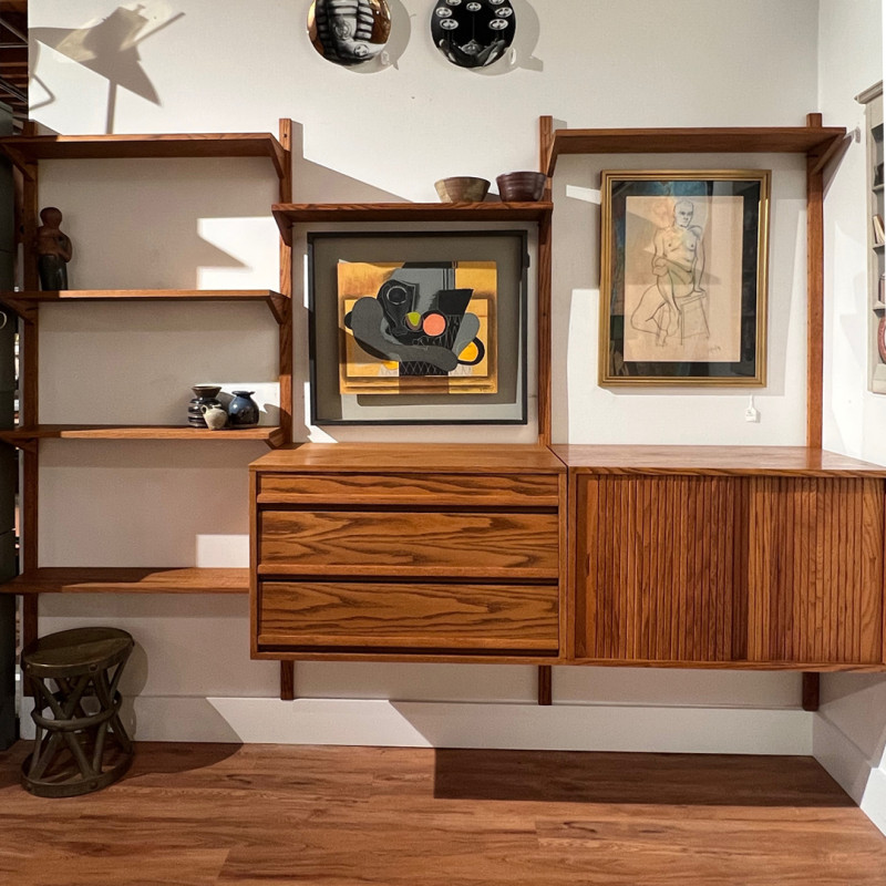 Oak Wall Unit