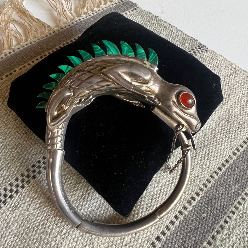 Mexican Silver Iguana Bracelet