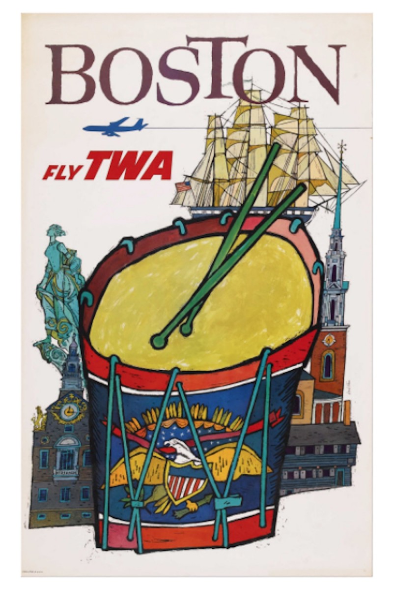 Boston Travel Poster